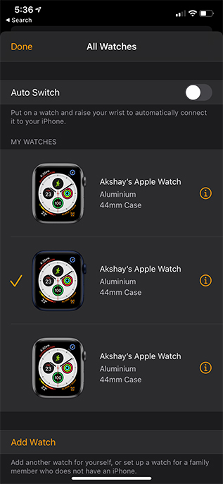 plan de datos para apple watch