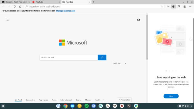 edge browser for chromebook
