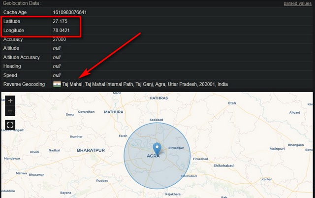 Ubicación geográfica falsa en Mozilla Firefox