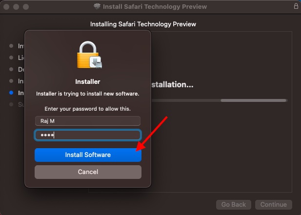 Instalar software: instale el navegador Safari en macOS Big Sur