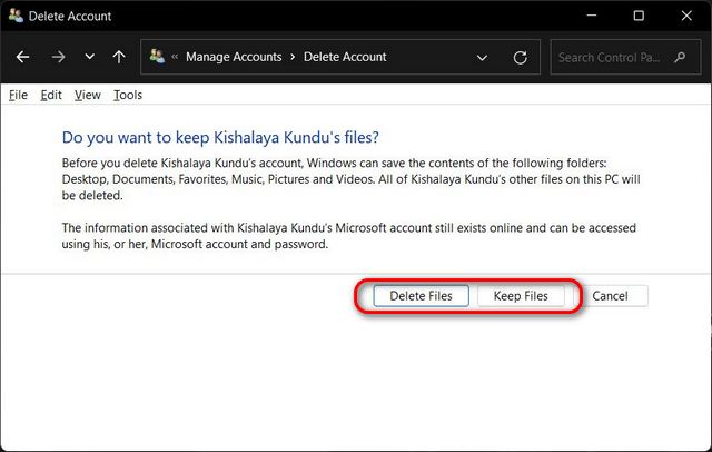 Cómo quitar la cuenta de Microsoft de Windows 11 [Guide]