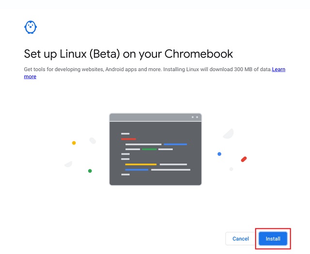 usar linux en chromebook