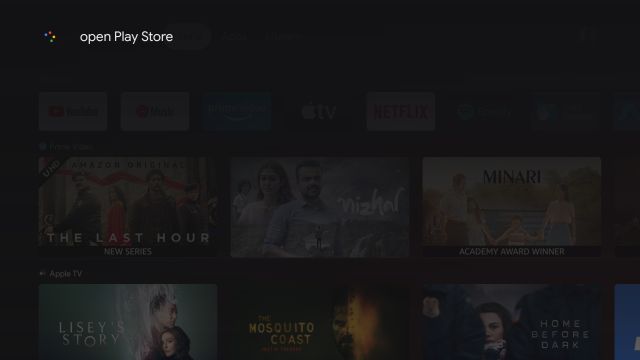 Cómo acceder a la Play Store completa en Google TV