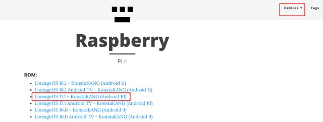 Instale Android en Raspberry Pi 4 y 3 (2021) KonstaKANG