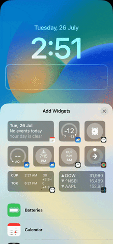 Cómo agregar widgets a la pantalla de bloqueo del iPhone en iOS 16