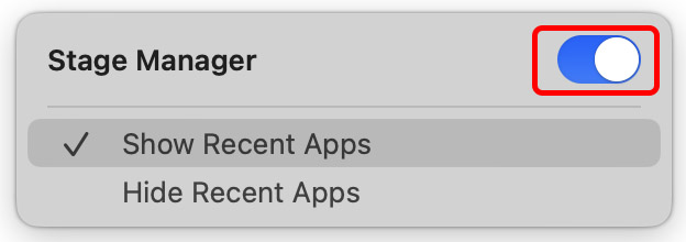 Cómo habilitar y usar Stage Manager en macOS 13 Ventura