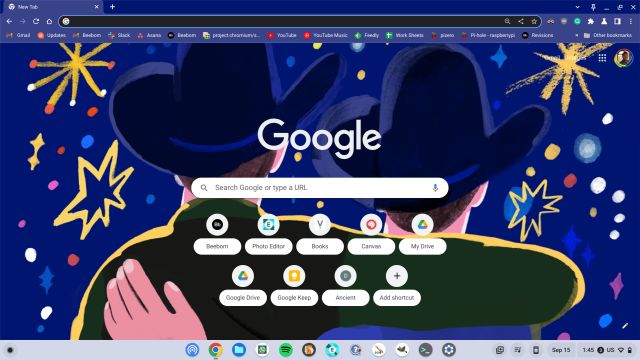 Cambiar el tema y el fondo en el navegador Chrome