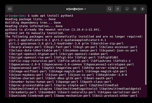 Instalar Python en Ubuntu desde el repositorio oficial