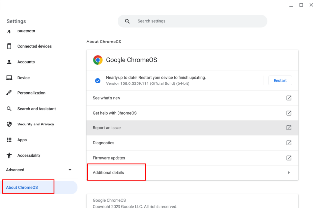 Actualice ChromeOS a Beta o Dev Channel en su Chromebook