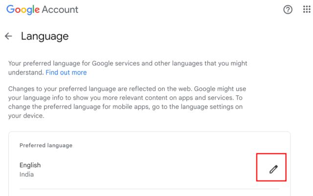 Cambiar el idioma de la cuenta de Google en un Chromebook